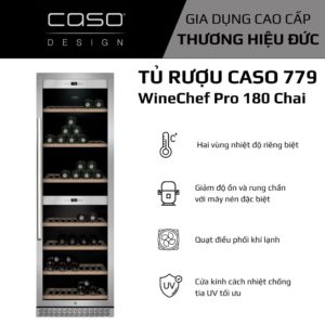 Tu Ruou CASO 779 WineChef Pro 180 Chai 6 Gia Dụng Đức Sài Gòn
