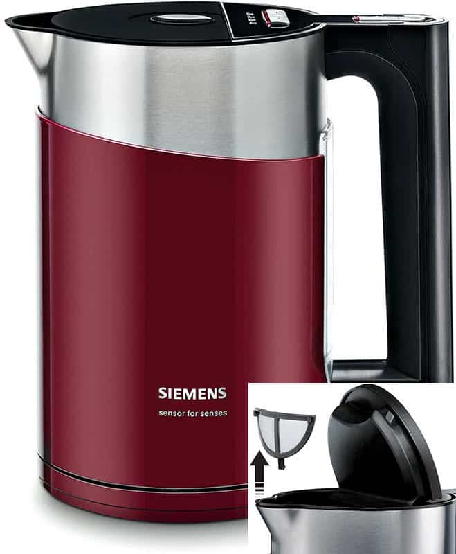 Ấm Đun Siêu Tốc Siemens TW86104P Red