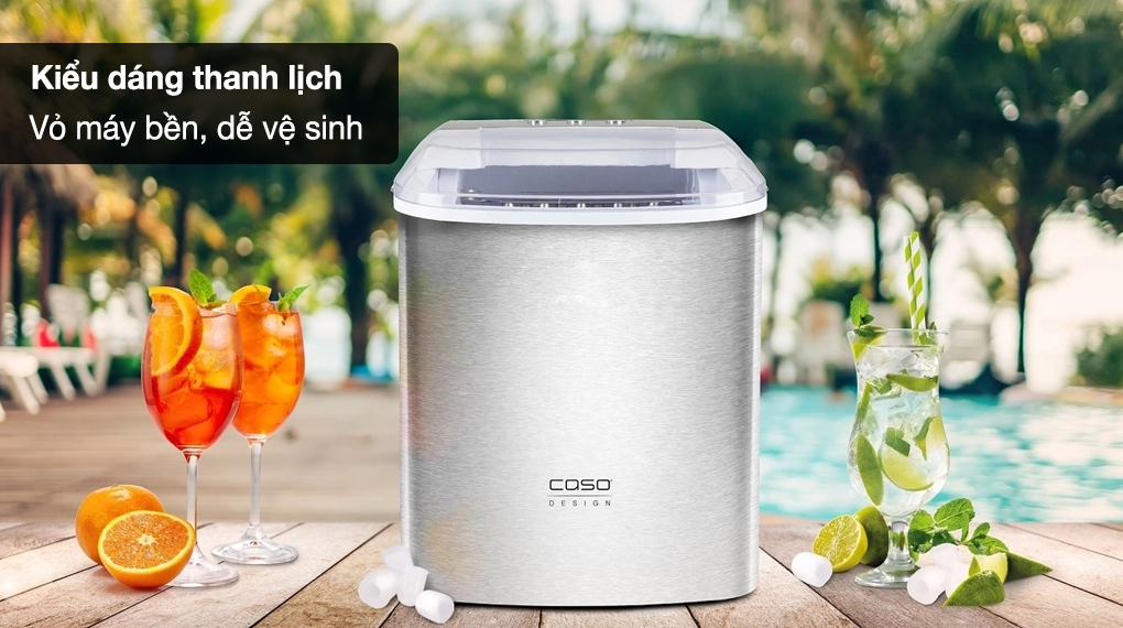 Máy làm đá Caso 3302 IceChef Pro - Tổng quan thiết kế