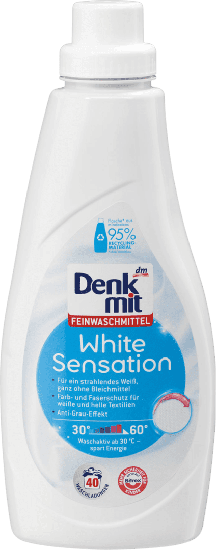 Nước Giặt Tẩy Trắng Denkmit White Sensation 1L