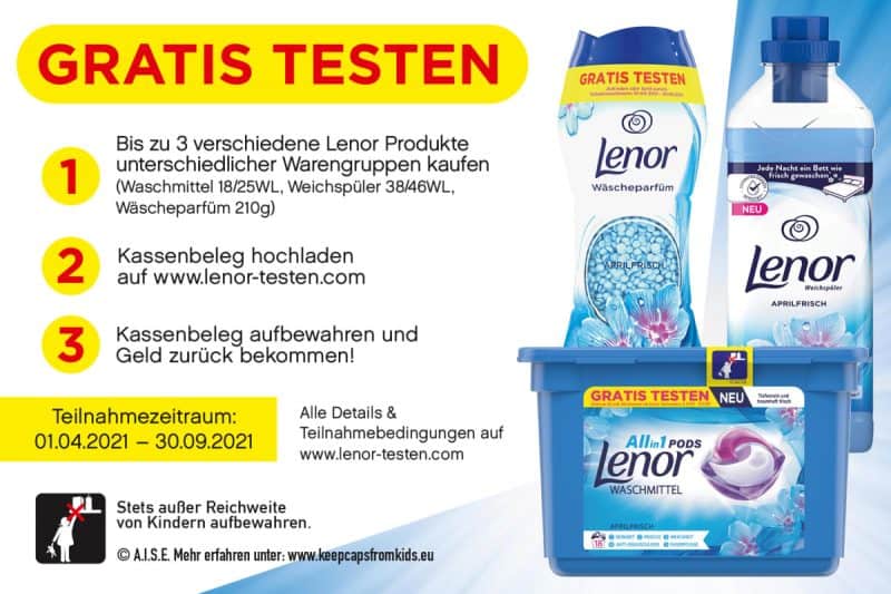 Nước Giặt Quần Áo Dm All-in-1 Lenor Sensitiv Waschmittel - Dành Cho Da Nhạy Cảm, Trẻ Nhỏ