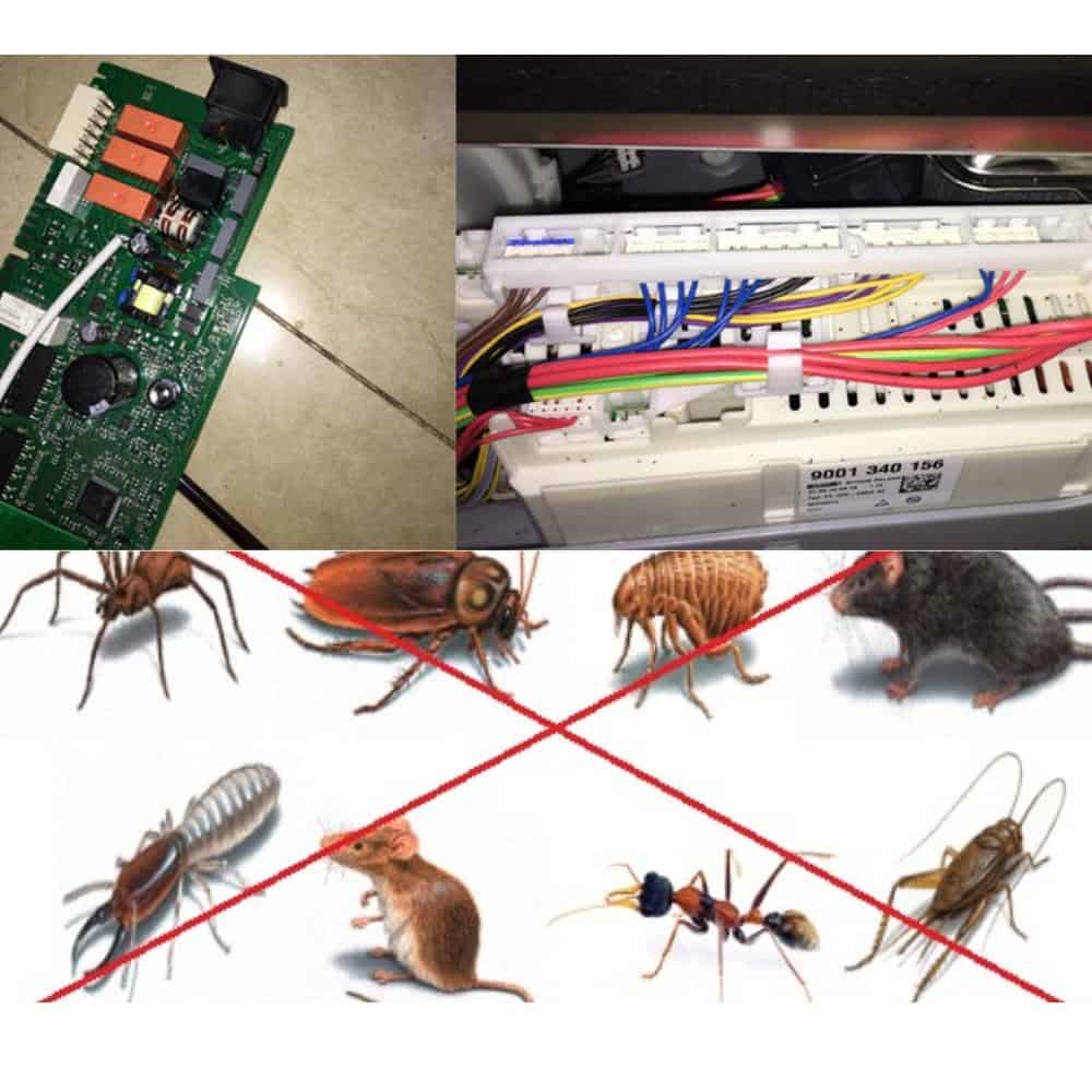Tại sao nhà sản xuất không đổ keo bảo vệ mạch khỏi côn trùng, chuột, bọ