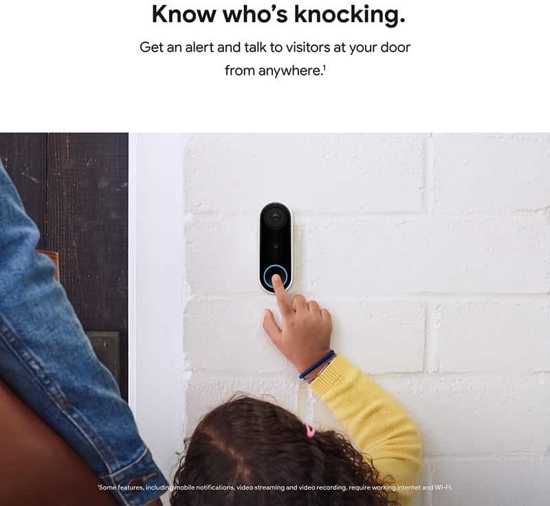 Google Nest Doorbell Wired