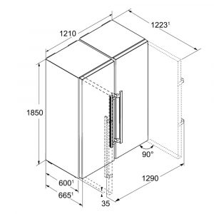 tu lanh liebherr sbses 8683 12 Gia Dụng Đức Sài Gòn