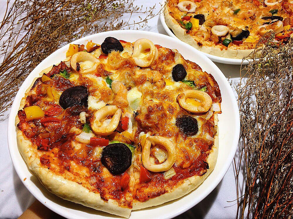 Cách làm pizza hải sản bằng chảo chống dính giàu dinh dưỡng, thơm ngon khó cưỡng