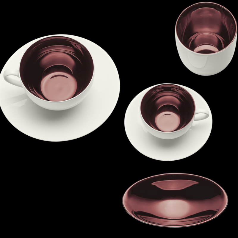 Cốc cà phê, trà Dibbern Platinum & Purple Titanium 0.25L
