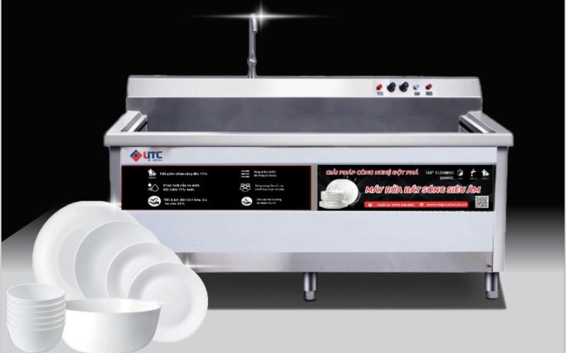 Máy rửa bát sóng siêu âm có nhiều ưu điểm chinh phục người dùng