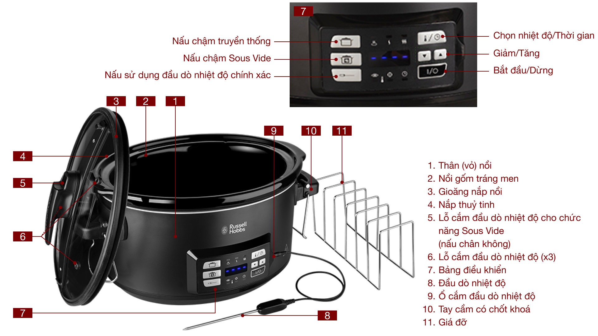 noi nau cham sousvide russell hobbs 25630 56 65l 1 2 Gia Dụng Đức Sài Gòn