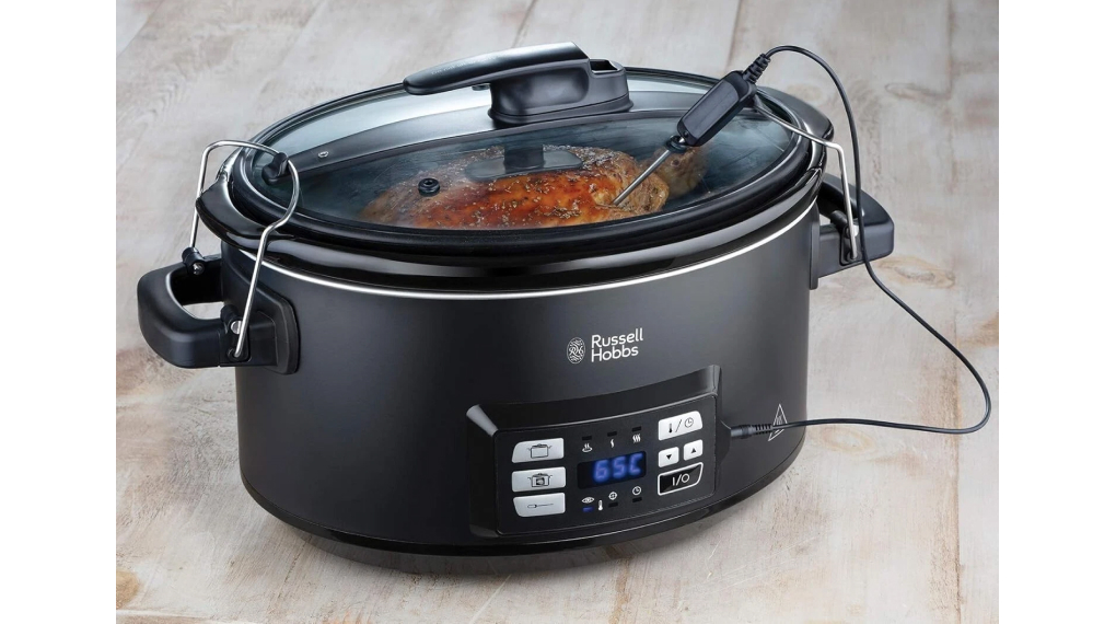 Nồi nấu chậm Sous vide Russell Hobbs 6,5 lít 25630-56 3in1 - Nấu chậm bằng đầu dò nhiệt độ Temperature Probe Nồi nấu chậm Sous vide Russell Hobbs 6,5 lít 25630-56 3in1