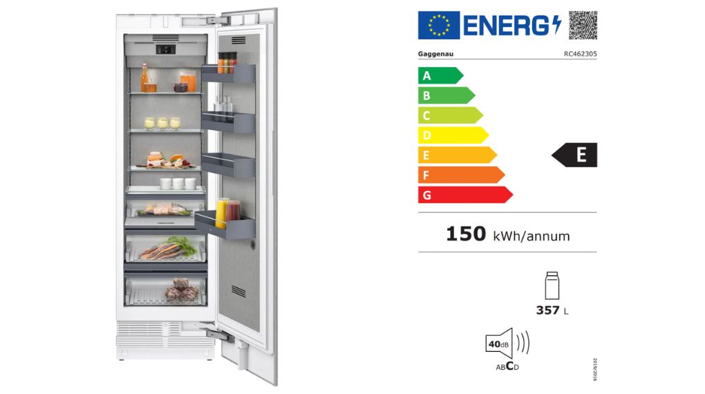 Tủ lạnh âm tủ Gaggenau 357 lít RC462305 Vario series 400 - công nghệ tiết kiệm điện