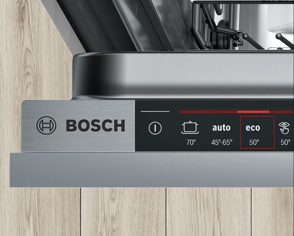 Chế độ Eco máy rửa bát Bosch giúp bạn tiết kiệm được một khoản chi phí tiền điện