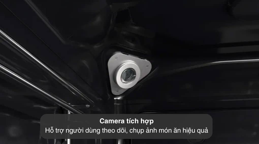 Lò nướng kèm vi sóng và bơm hơi nước Bosch HNG978QB1 Serie 8 âm tủ-Tích hợp camera bên trong Lò nướng kèm vi sóng và bơm hơi nước Bosch HNG978QB1 Serie 8 âm tủ-Tích hợp camera bên trong