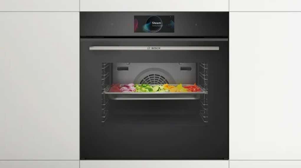 Lò nướng kèm vi sóng và bơm hơi nước Bosch HNG978QB1 Serie 8 âm tủ-Cảm biến hơi nước Perfect Steam Lò nướng kèm vi sóng và bơm hơi nước Bosch HNG978QB1 Serie 8 âm tủ-Cảm biến hơi nước Perfect Steam