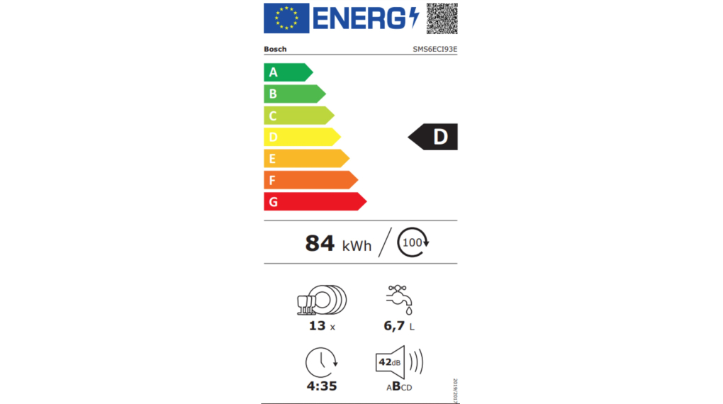 Máy rửa chén độc lập Bosch SMS6ECI93E Serie 6