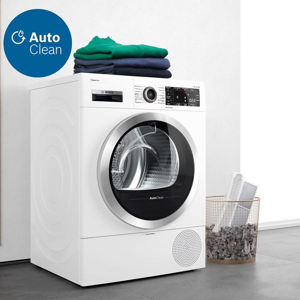 Tính năng AutoClean cho phép tự làm sạch quần áo