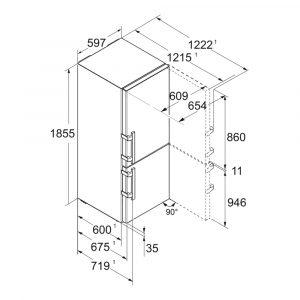 tu lanh doc lap liebherr 314 l sbnsdh 5264 prime biofresh nofrost 16 Gia Dụng Đức Sài Gòn