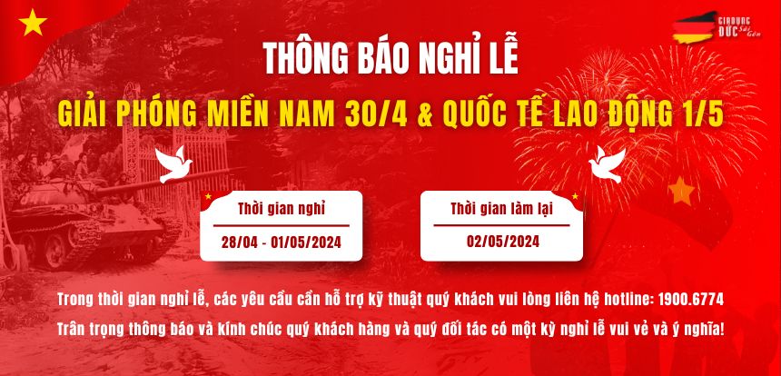 30 04 2024 GDDSG Gia Dụng Đức Sài Gòn