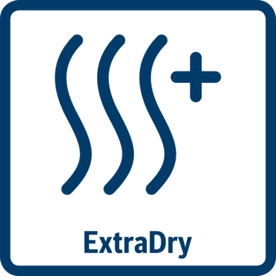 Extra Dry là một chức năng sấy độc quyền của Bosch