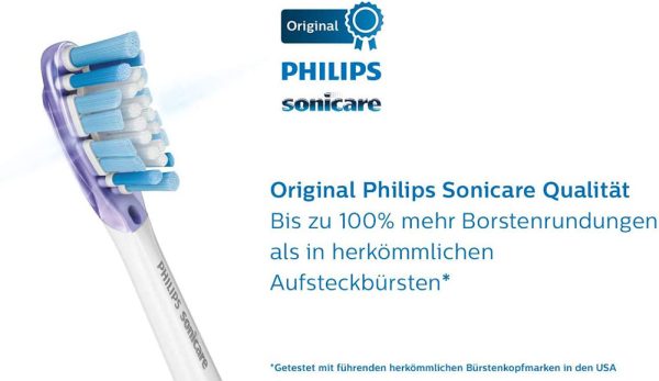 Bộ 4 Đầu Bàn Chải Điện Philips HX9054/17 Sonicare Premium Gum Care - Màu Trắng-3