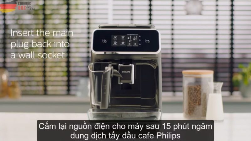 Cách vệ sinh máy pha cà phê Philips