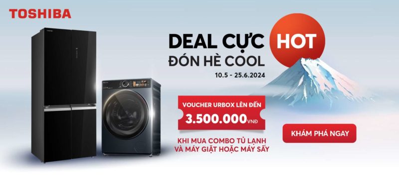 Toshiba: Nâng tầm cuộc sống với thương hiệu gia dụng hàng đầu