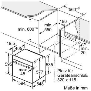 Lò nướng kèm hấp Bosch HSG7361B1