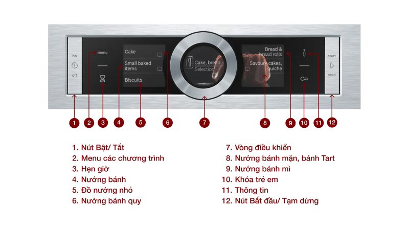 Lò nướng kèm vi sóng Bosch CMG676BS1 âm tủ