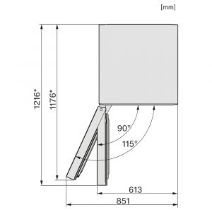 Tu dong ket hop tu ruou 287 lit Miele KWNS 4784 DE 10 Gia Dụng Đức Sài Gòn