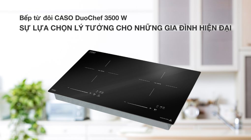 Bếp từ đôi Caso 3049 DuoChef 3500W