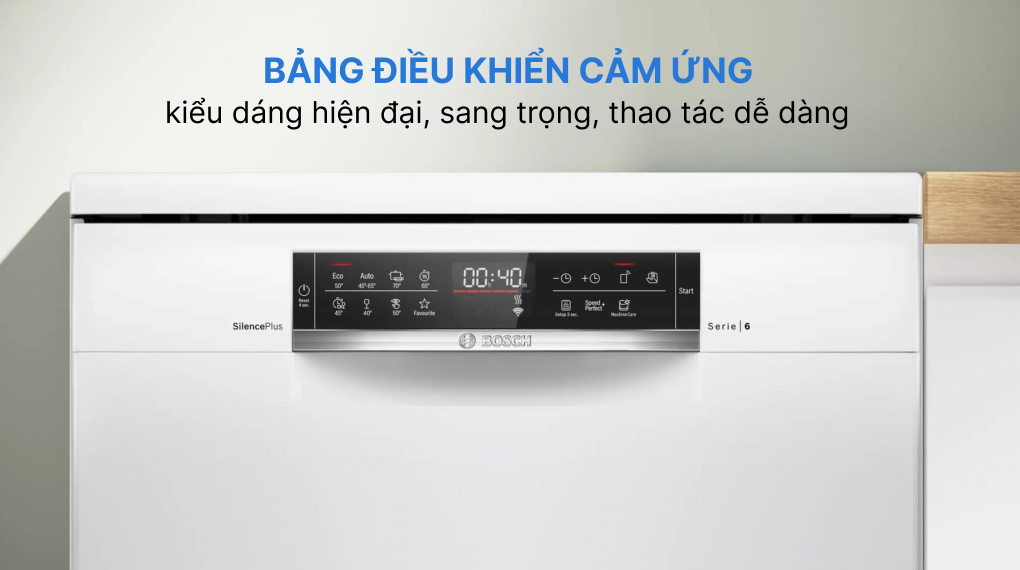 Máy rửa bát độc lập Bosch SMS6ECW00E Serie 6