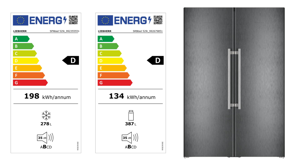 Tủ lạnh Side By Side Liebherr 663 lít XRFbs 5295-20 Peak BioFresh