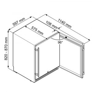 tu lanh mini am tu liebherr okes 1750 8 Gia Dụng Đức Sài Gòn