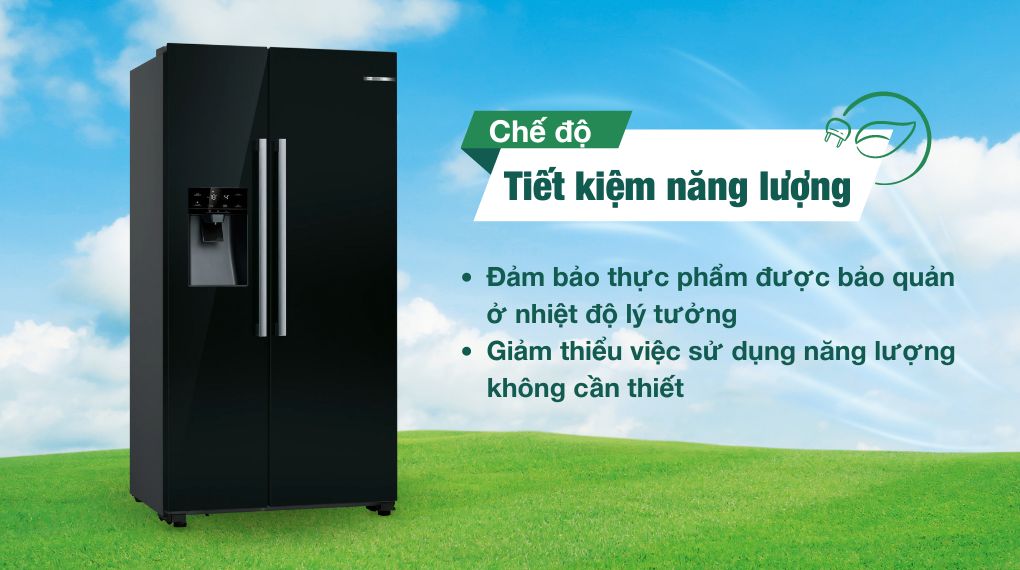 Tủ lạnh side by side Bosch 562 L KAD93ABEP Serie 6