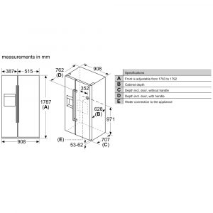 tu lanh side by side bosch kad93abep 7 Gia Dụng Đức Sài Gòn