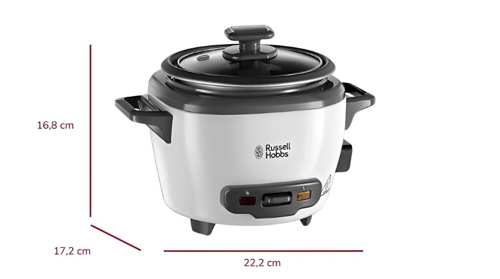 Tổng quan thiết kế nồi cơm điện nắp rời Russell Hobbs 27020-56