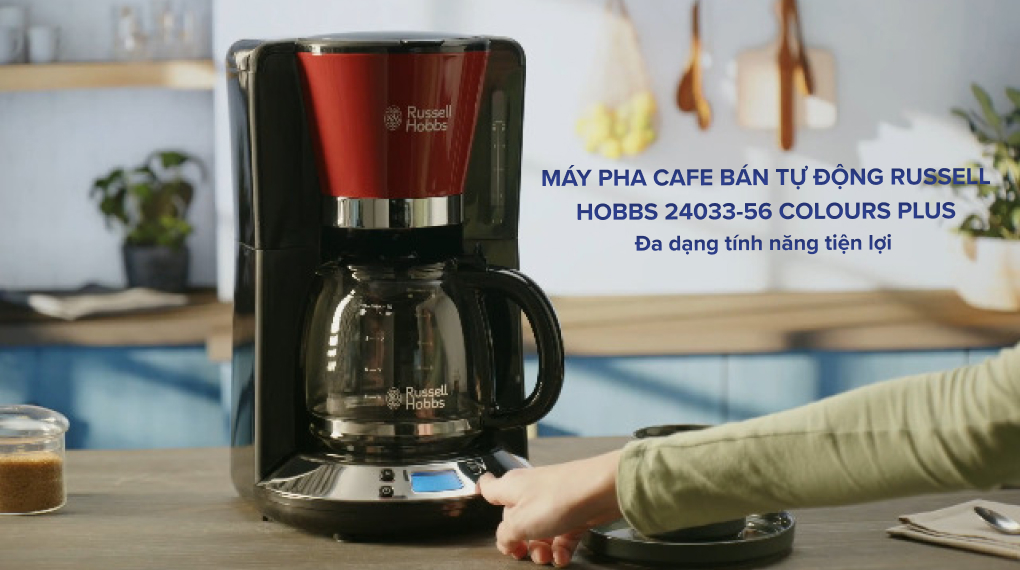 may pha cafe ban tu dong russell hobbs 24033 56 colours plus 6 1 Gia Dụng Đức Sài Gòn