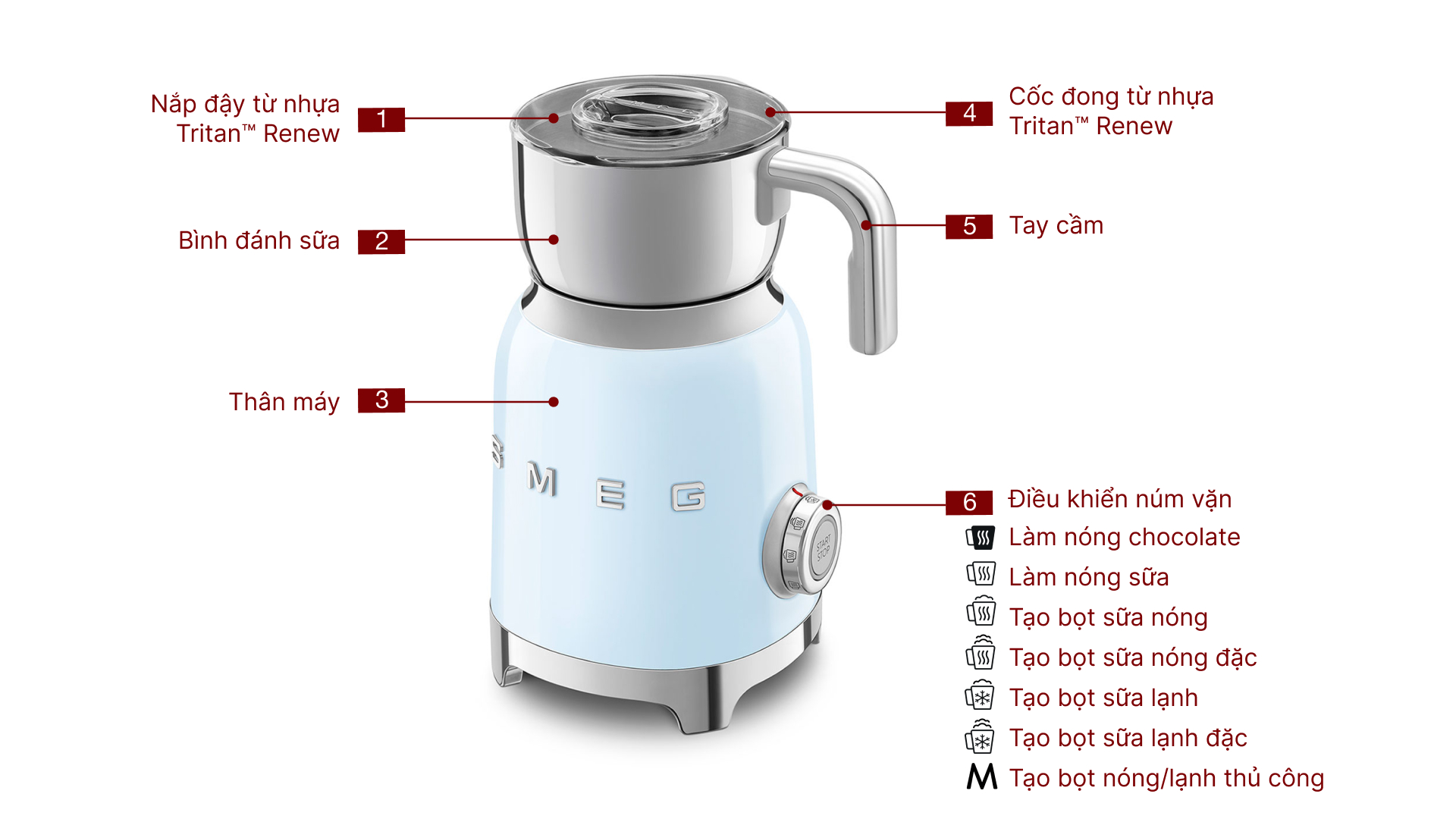 may tao bot sua smeg mff11 16 Gia Dụng Đức Sài Gòn