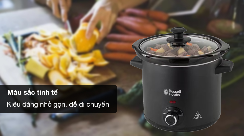 Nồi nấu chậm Russell Hobbs 3,5 lít 24180-56 Chalkboard - Tổng quan thiết kế