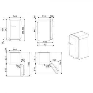 tu lanh mini smeg 135 lit fab10h mau tron 12 Gia Dụng Đức Sài Gòn