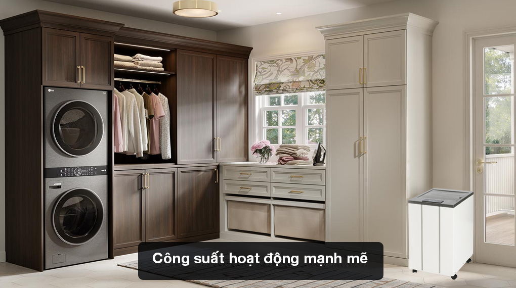 Máy hút ẩm kèm lọc không khí Wood’s LD48Pro+-Công suất hút ẩm mạnh mẽ Máy hút ẩm kèm lọc không khí Wood’s LD48Pro+-Công suất hút ẩm mạnh mẽ