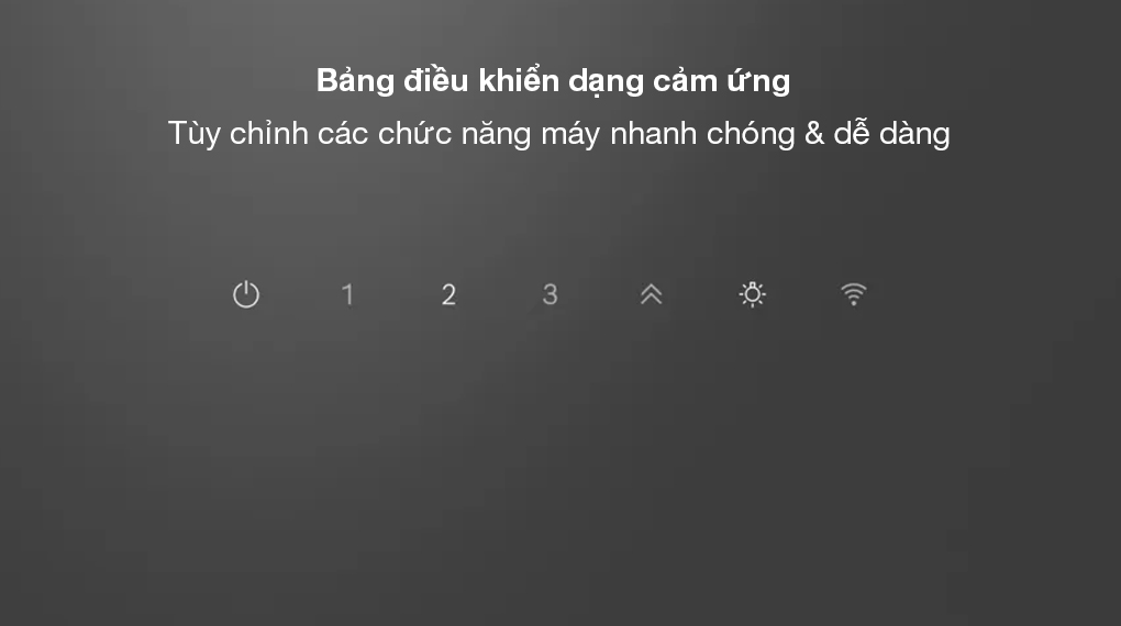 Máy hút mùi áp tường Bosch DWK81AN60 Series 6 - Bảng điều khiển cảm ứng dễ sử dụng