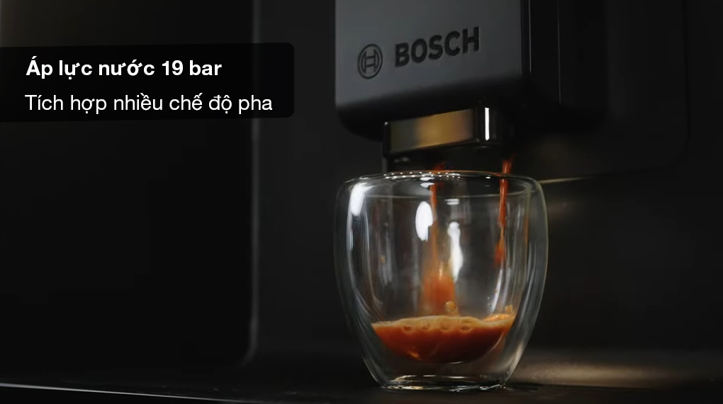Máy pha cafe tự đông Bosch CTL7181B0 Serie 8 - Áp lực nước 19 bar