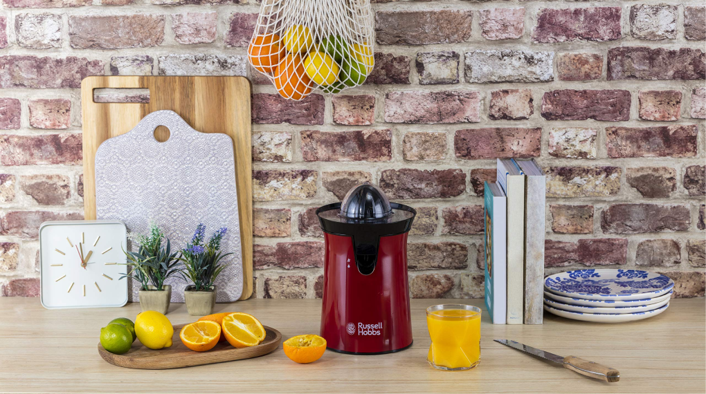 Máy vắt cam Russell Hobbs 26010-56 Colours Plus Flame Red 