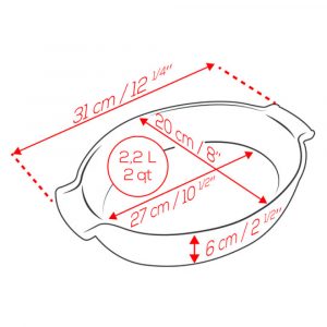 khay nuong oval peugeot appolia 31cm 1 Gia Dụng Đức Sài Gòn