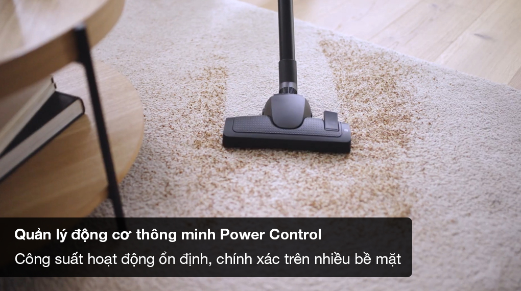 Máy hút bụi dạng hộp Bosch BGS21WHYG ProHygienic Series 4 - Quản lý động cơ thông minh Power Control