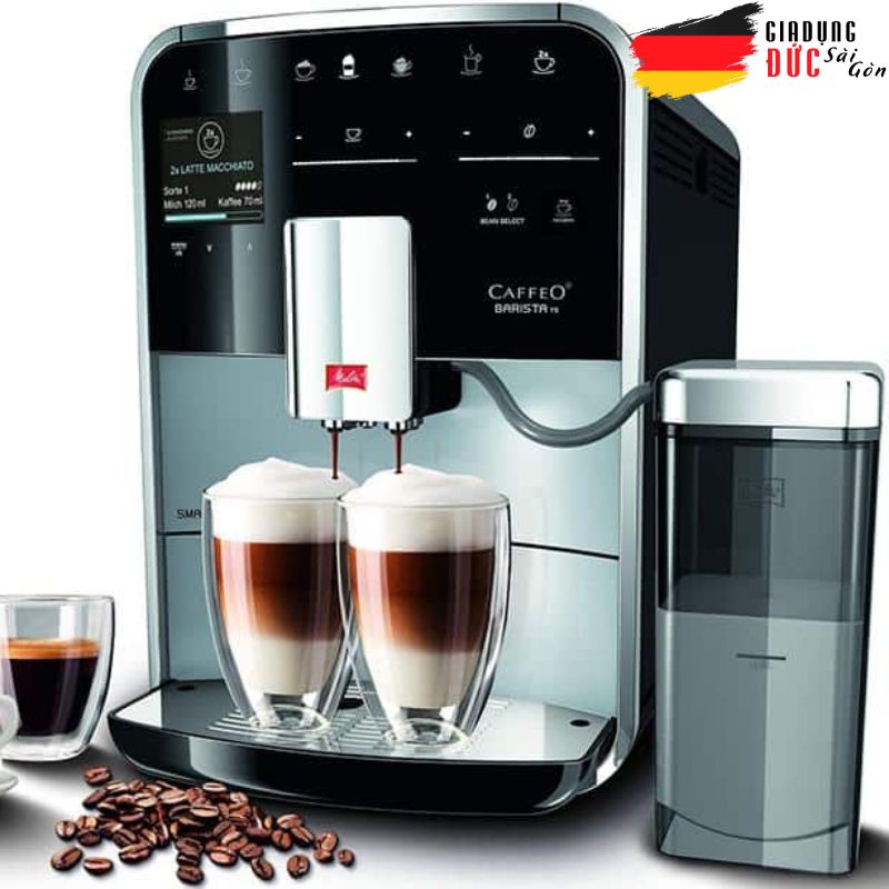 Máy Pha Cà Phê Tự Động Melitta Barista TS Smart-Silver