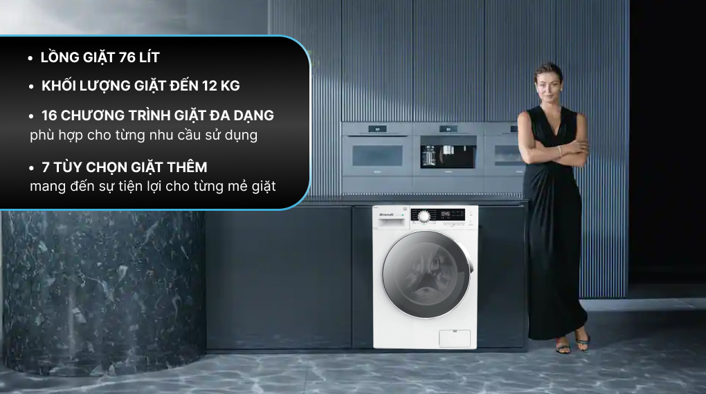 Máy giặt Brandt WFB124QWA