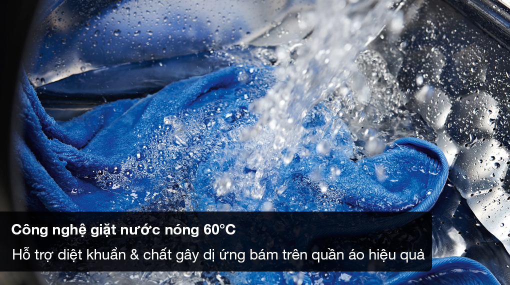 Máy giặt Miele 10 kg WWK360 WCS PWash - Bảo vệ sức khỏe làn da với công nghệ giặt nước nóng 60°C