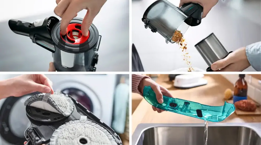 Máy hút bụi lau nhà không dây Bosch BCS71HYG3 Unlimited 7
