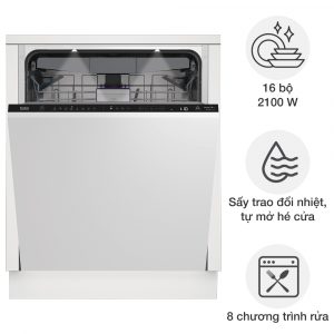 Máy rửa chén âm tủ Beko BDIN386E4AD